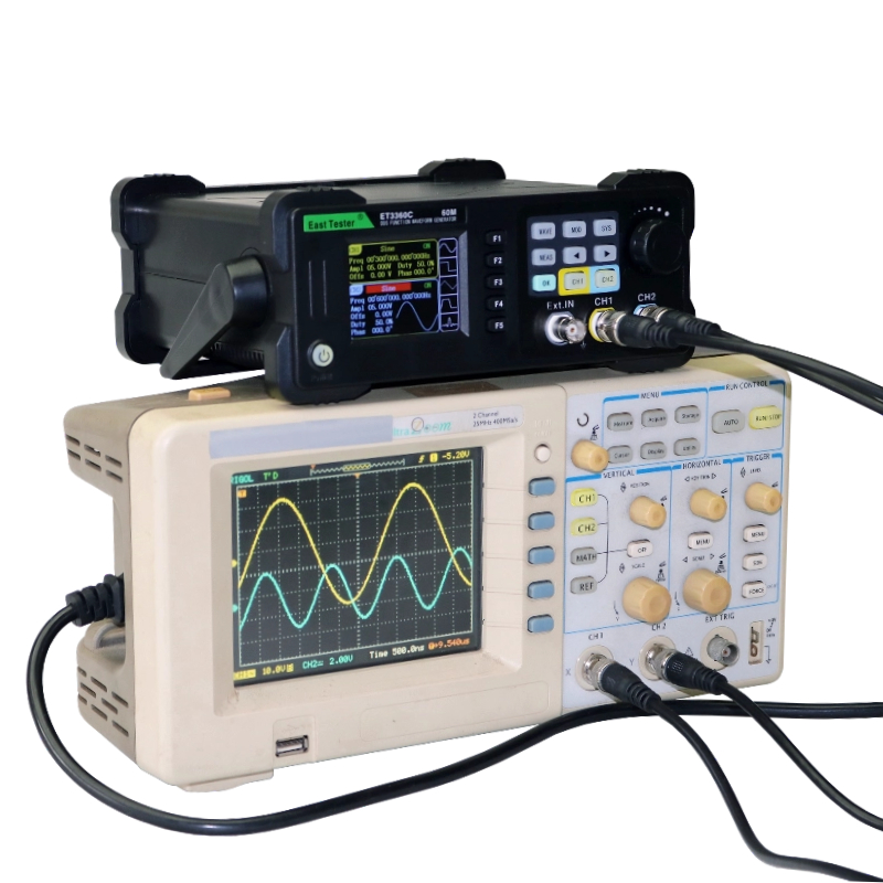 East Tester Mini Dual Channel  - Dual Channel Arbitrary Waveform Function Generator 60Mhz ulasan dan harga